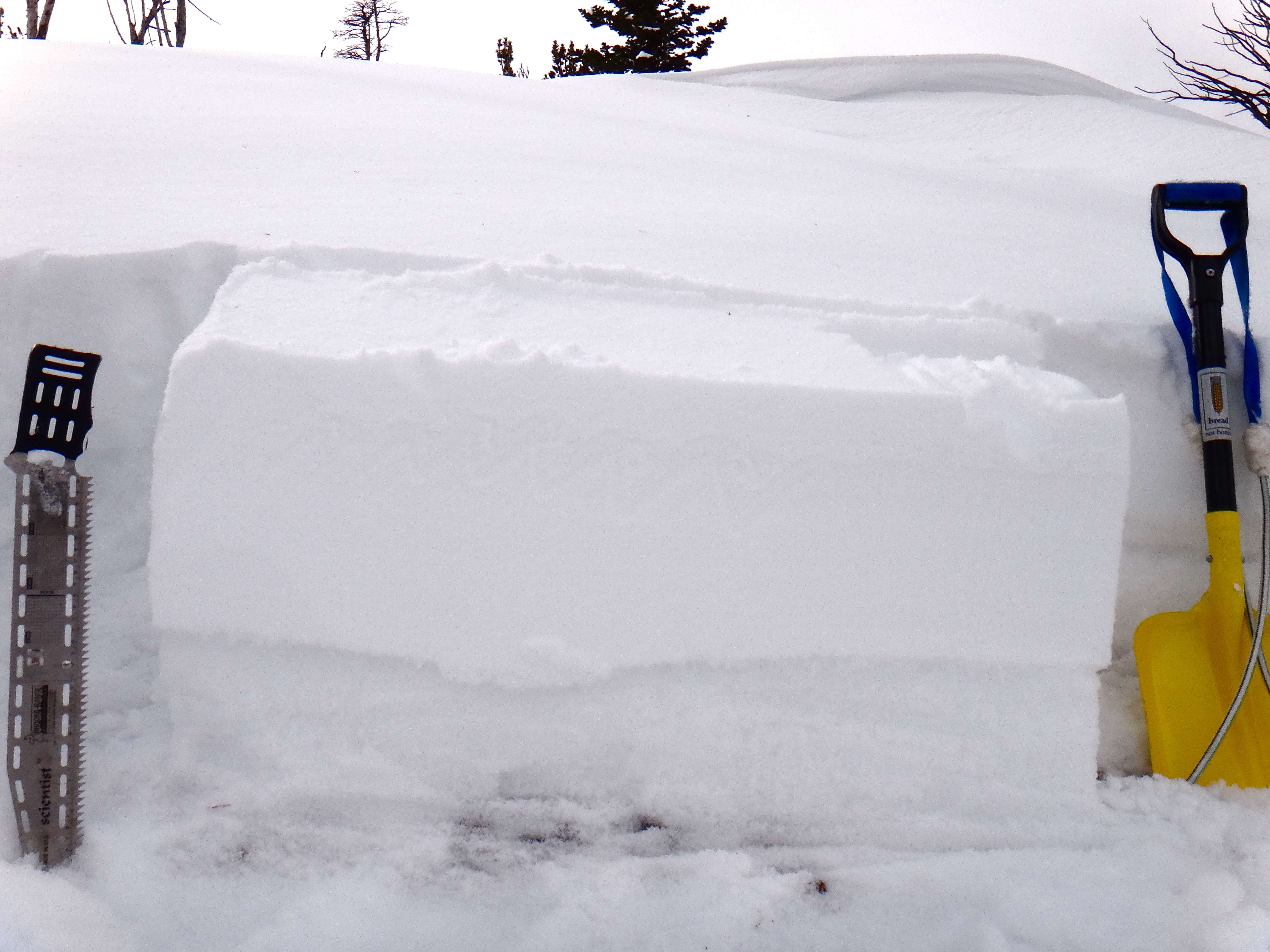 Weak Snowpack - Beehive Basin 