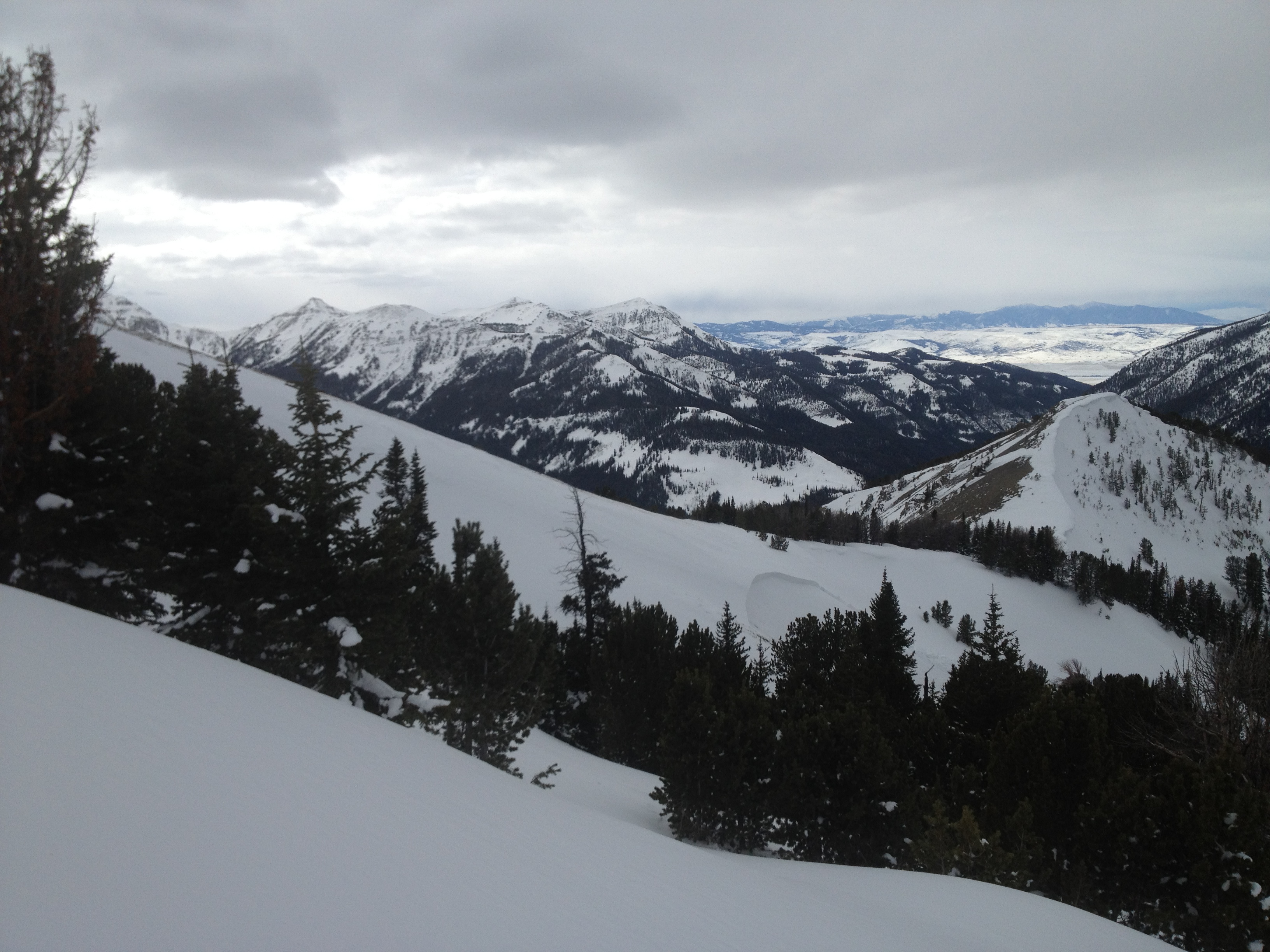 Little Bridger Avalanche on Lone Mountain